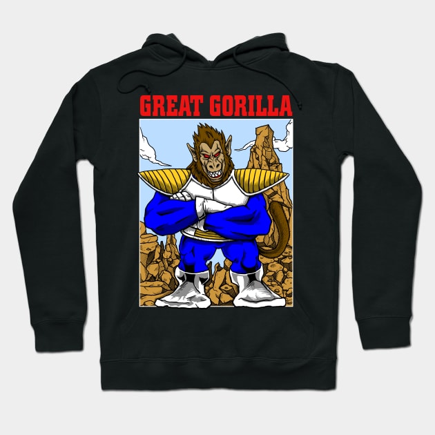 Great Gorilla Hoodie by joerock